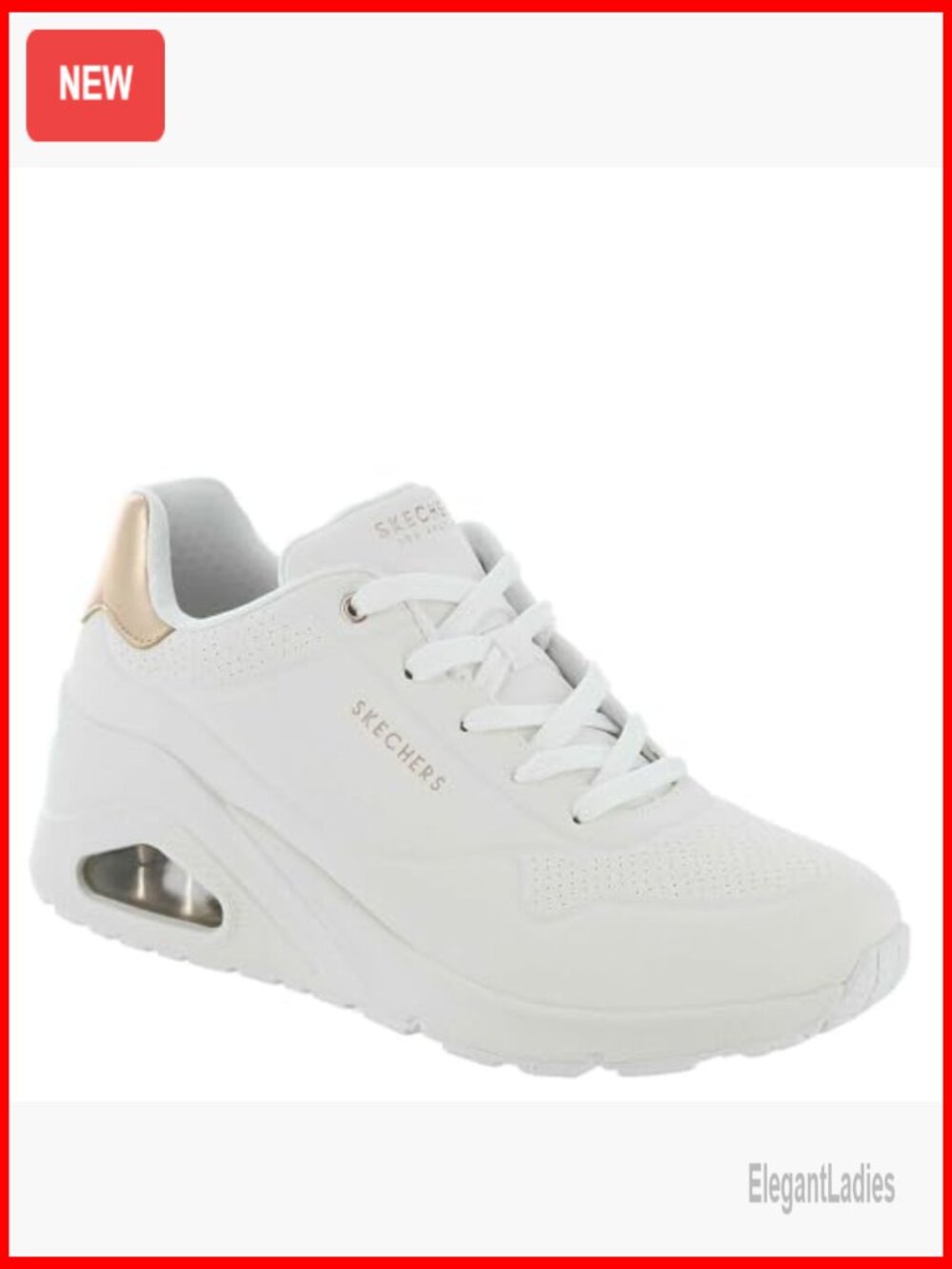 Women's Wedge Sneakers Size 9, Memory Foam Insole, Lace-Up Office Shoes - Picture 2 of 7